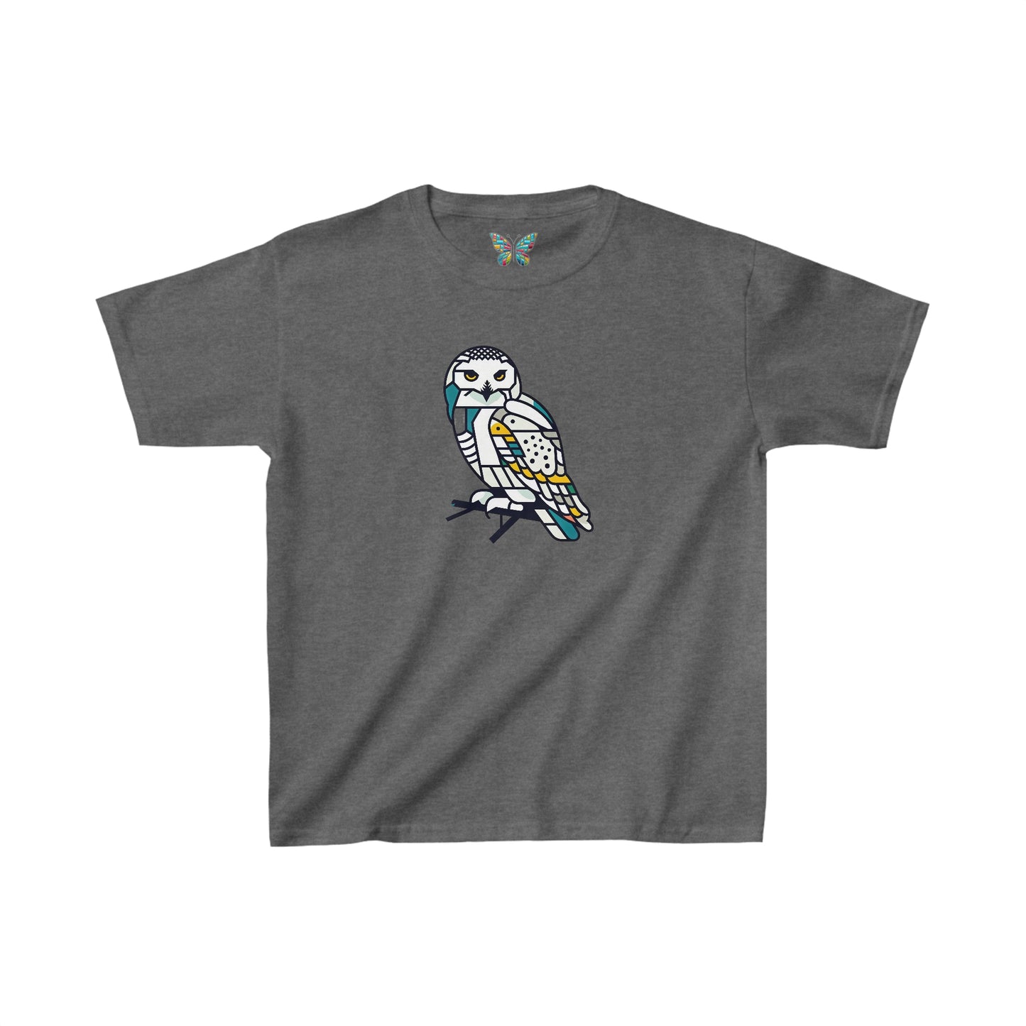 Snowy Owl Expancesthetic - Youth - Snazzle Tee