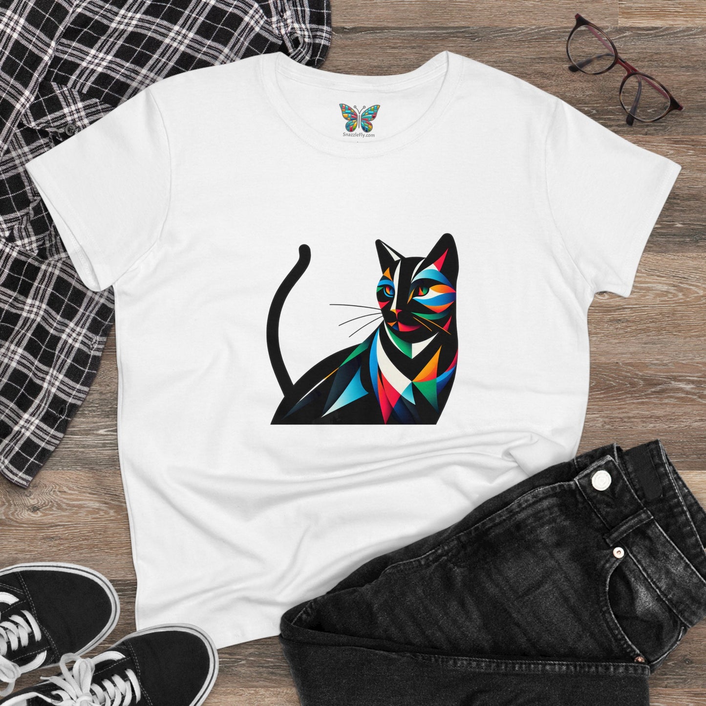 Black Cat Merelune - Women - Snazzle Tee