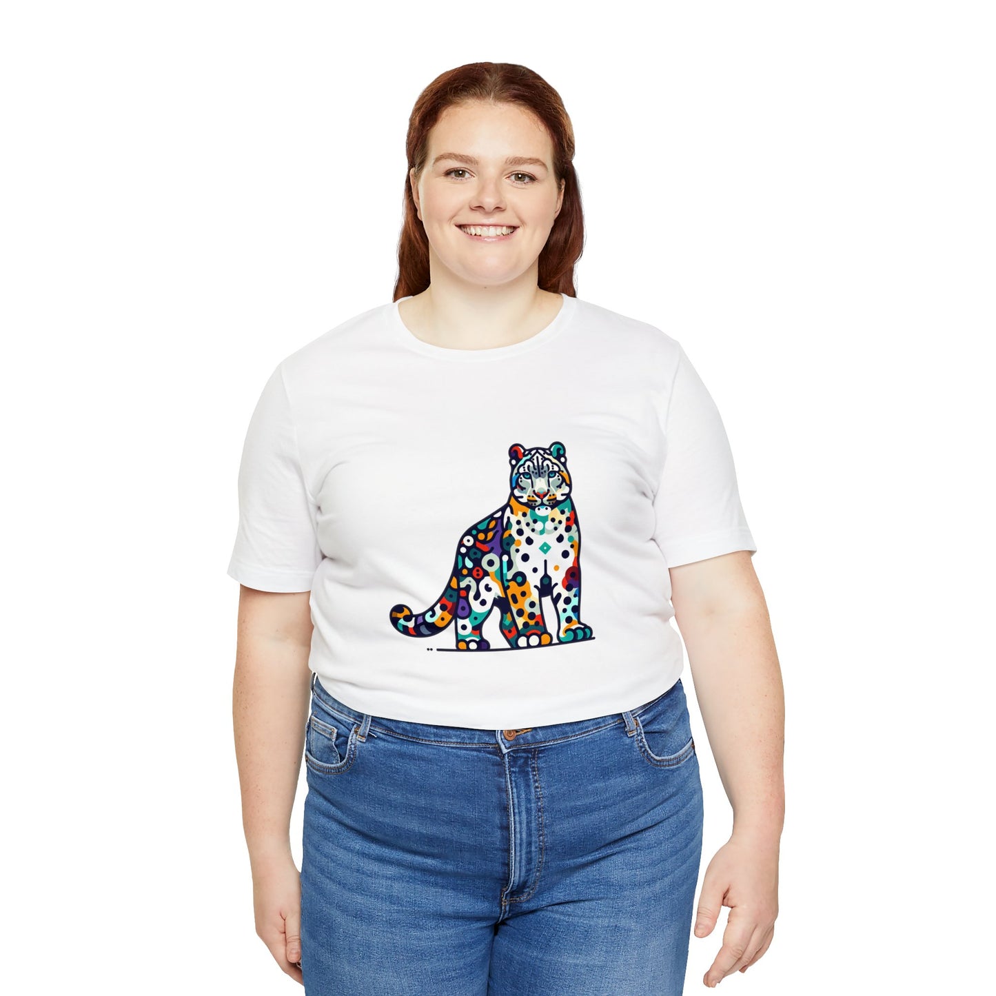 Snow Leopard Mystivibe - Snazzle Tee