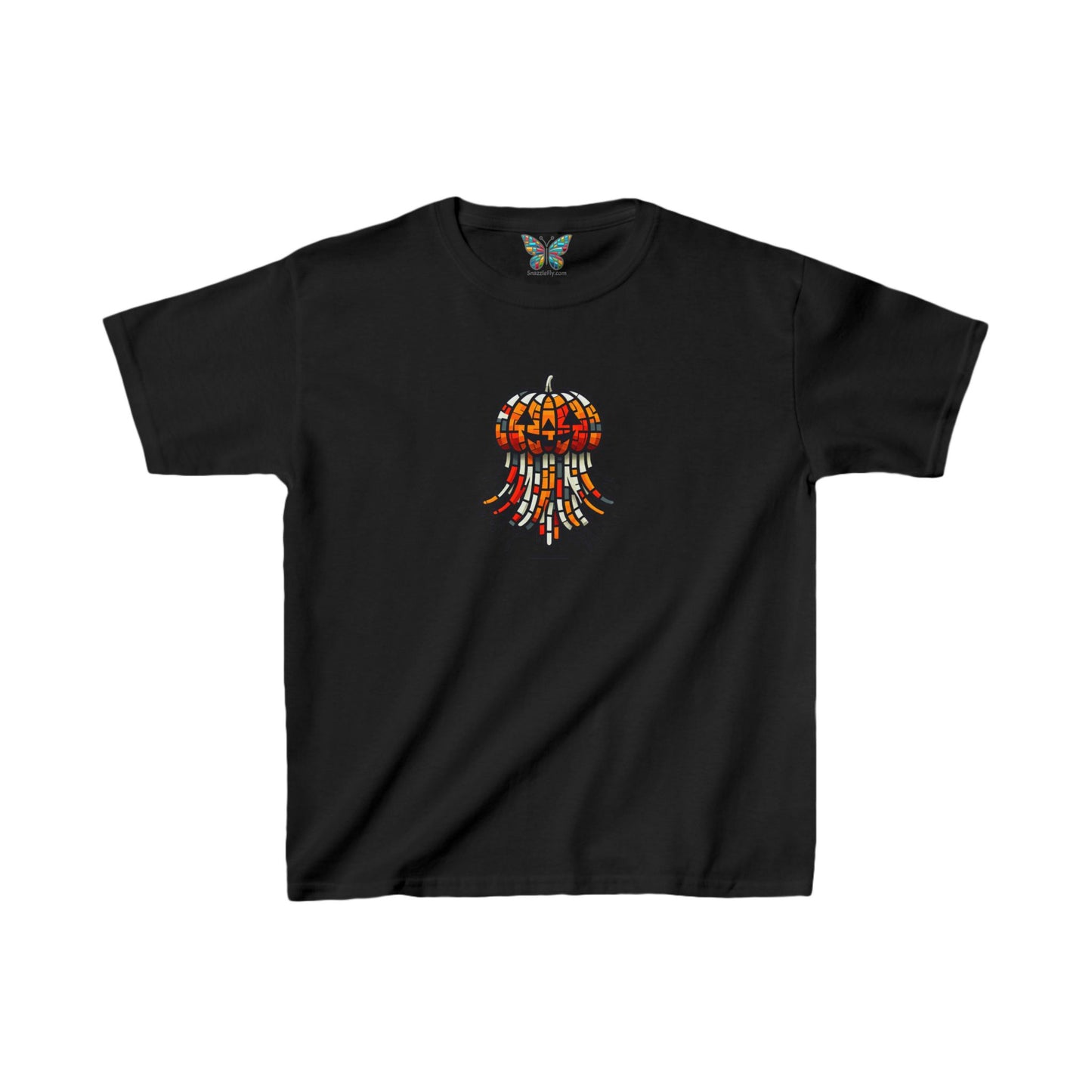 Jack-o'-Lantern Jellyfish Mirthmosphere - Youth - Snazzle Tee