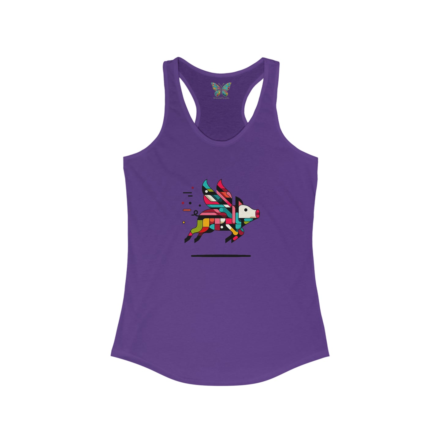 Flying Pig Quirkella - Women - Snazzle Tank