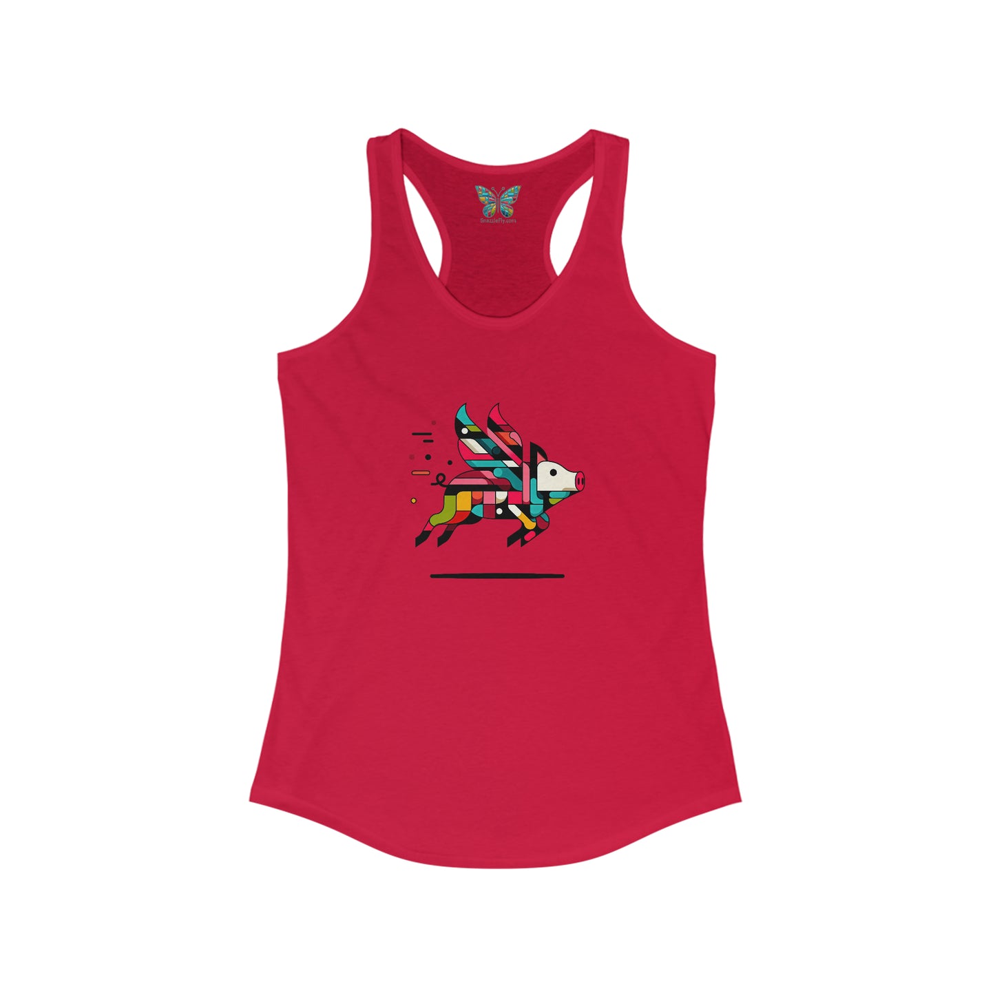 Flying Pig Quirkella - Women - Snazzle Tank