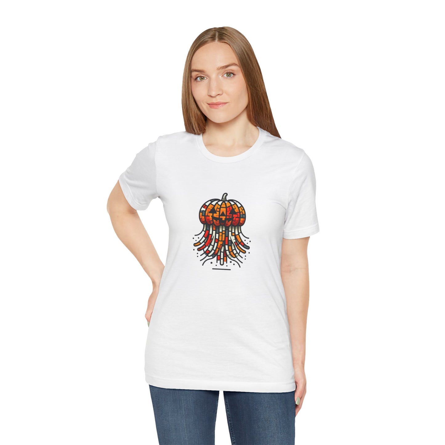 Jack-o'-Lantern Jellyfish Mirthmosphere - Snazzle Tee