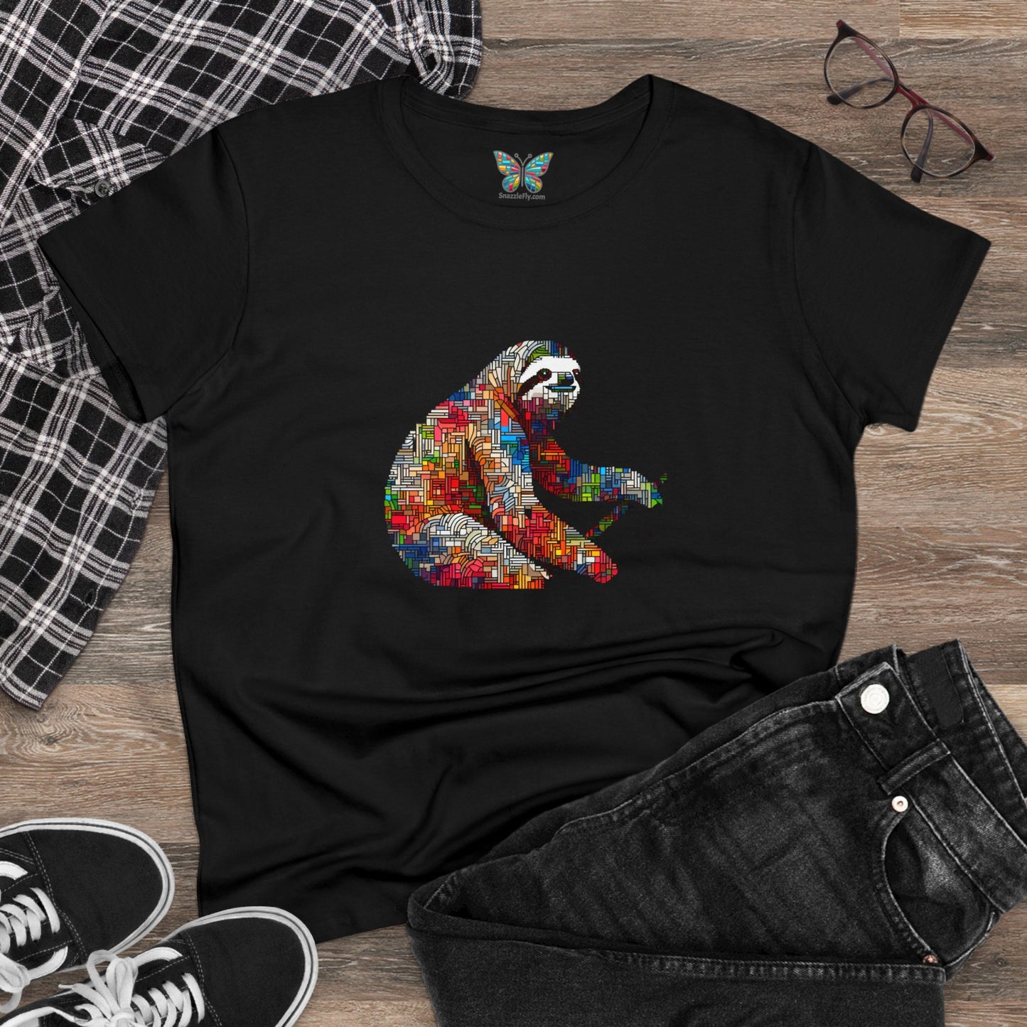 Sloth Vibroscape - Women - Snazzle Tee