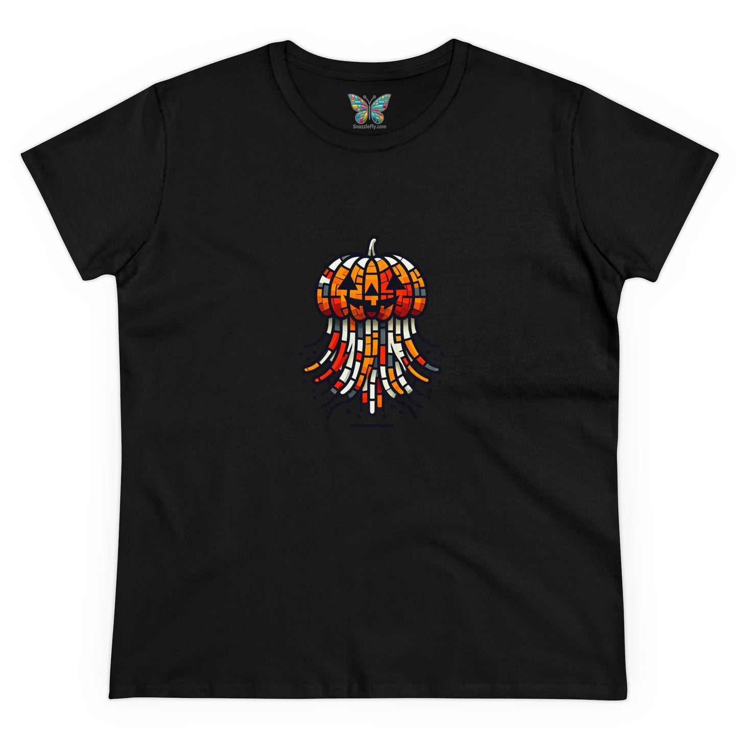 Jack-o'-Lantern Jellyfish Mirthmosphere - Women - Snazzle Tee