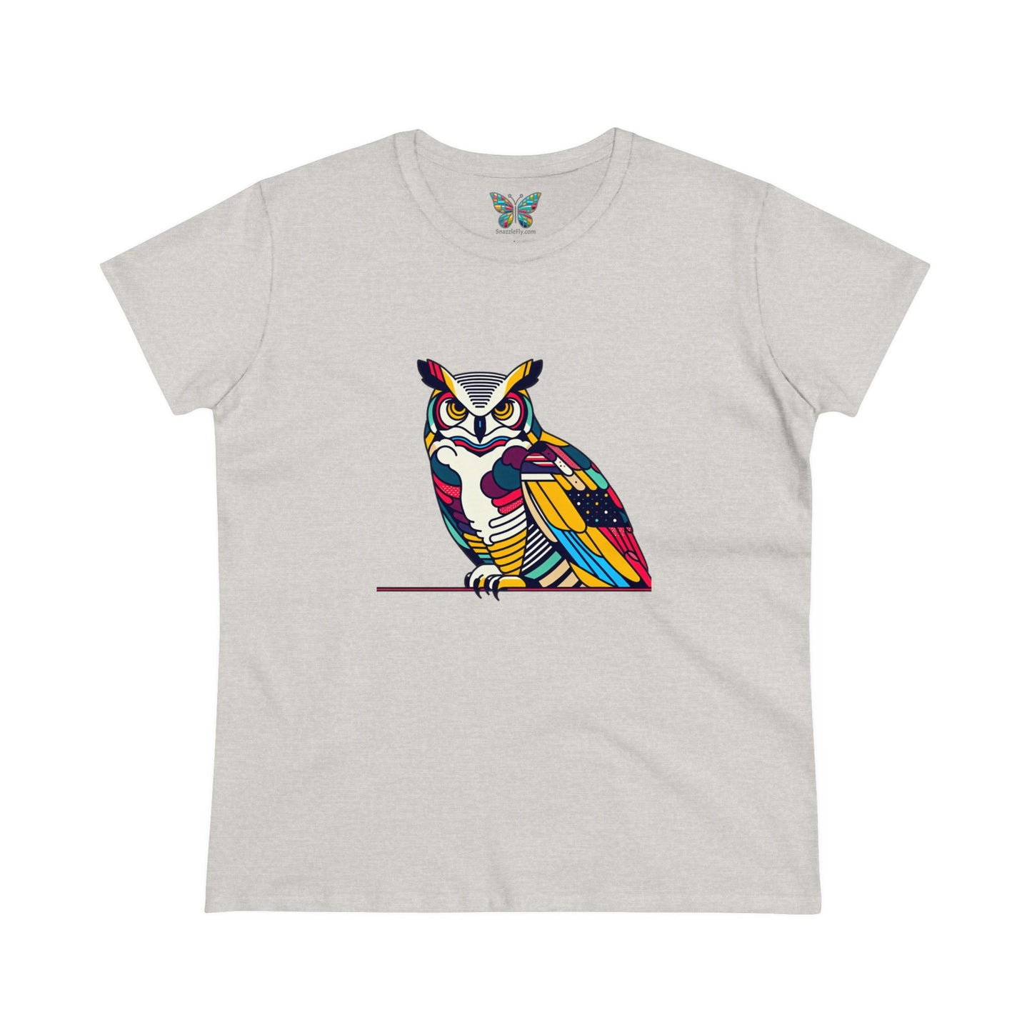 Great Horned Owl Inspyrava - Women - Snazzle Tee