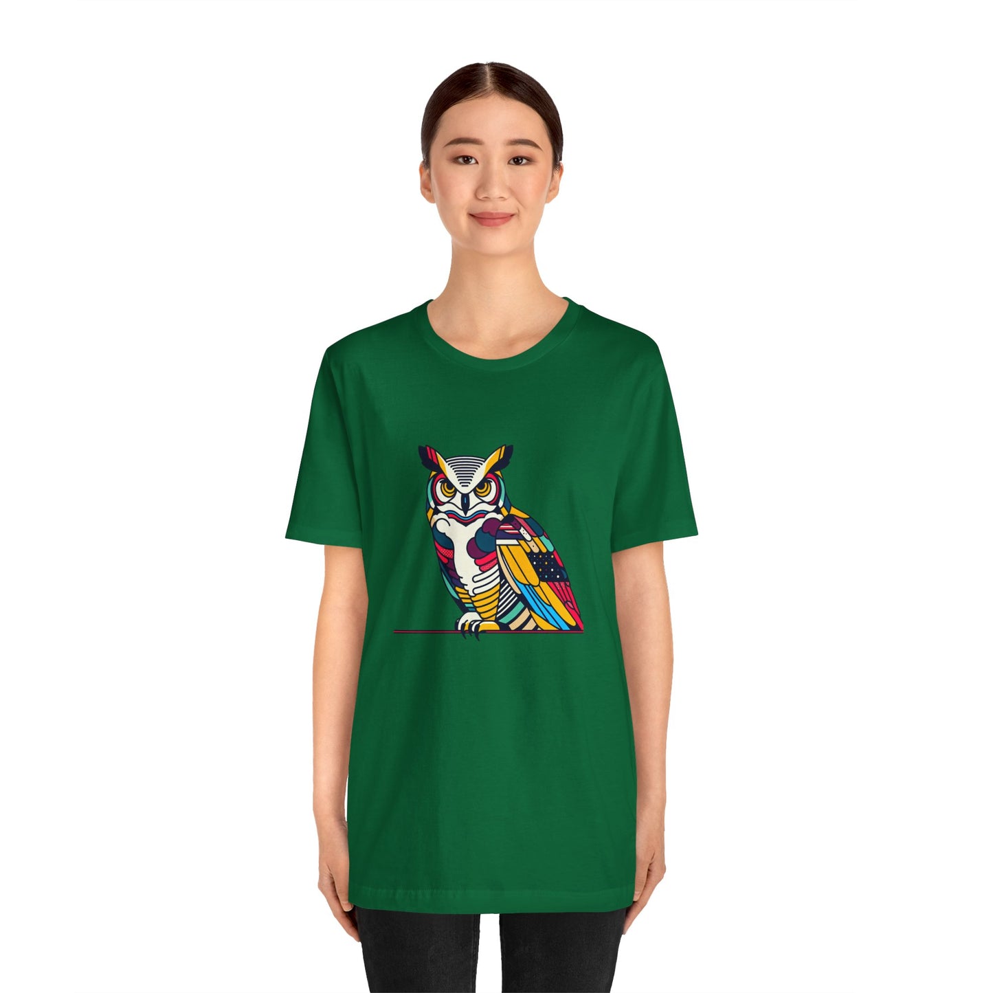 Great Horned Owl Inspyrava - Snazzle Tee