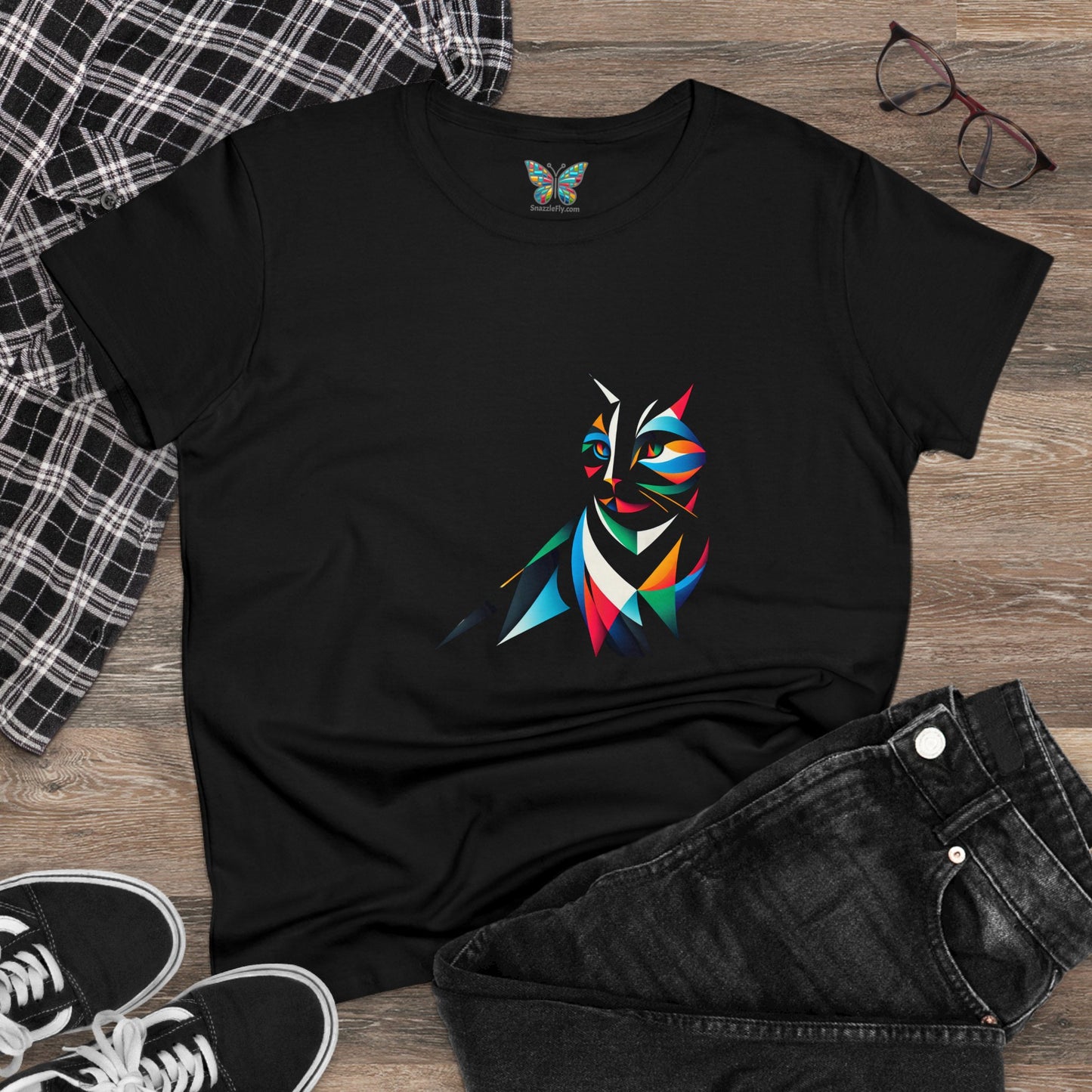 Black Cat Merelune - Women - Snazzle Tee