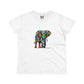 African Elephant Serenitude - Women - Snazzle Tee