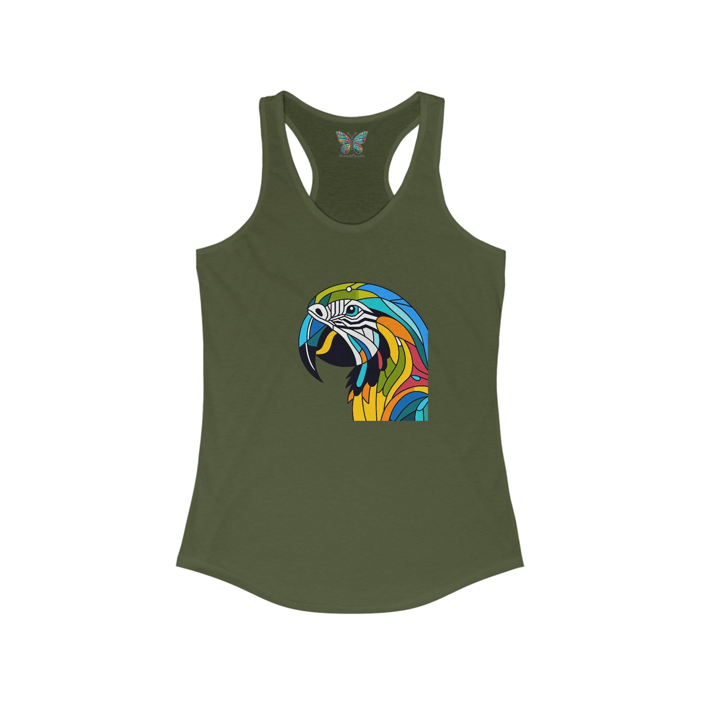 Macaw Parrot Kaleidoshimmer - Women - Snazzle Tank