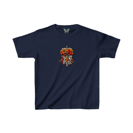 Jack-o'-Lantern Jellyfish Mirthmosphere - Youth - Snazzle Tee