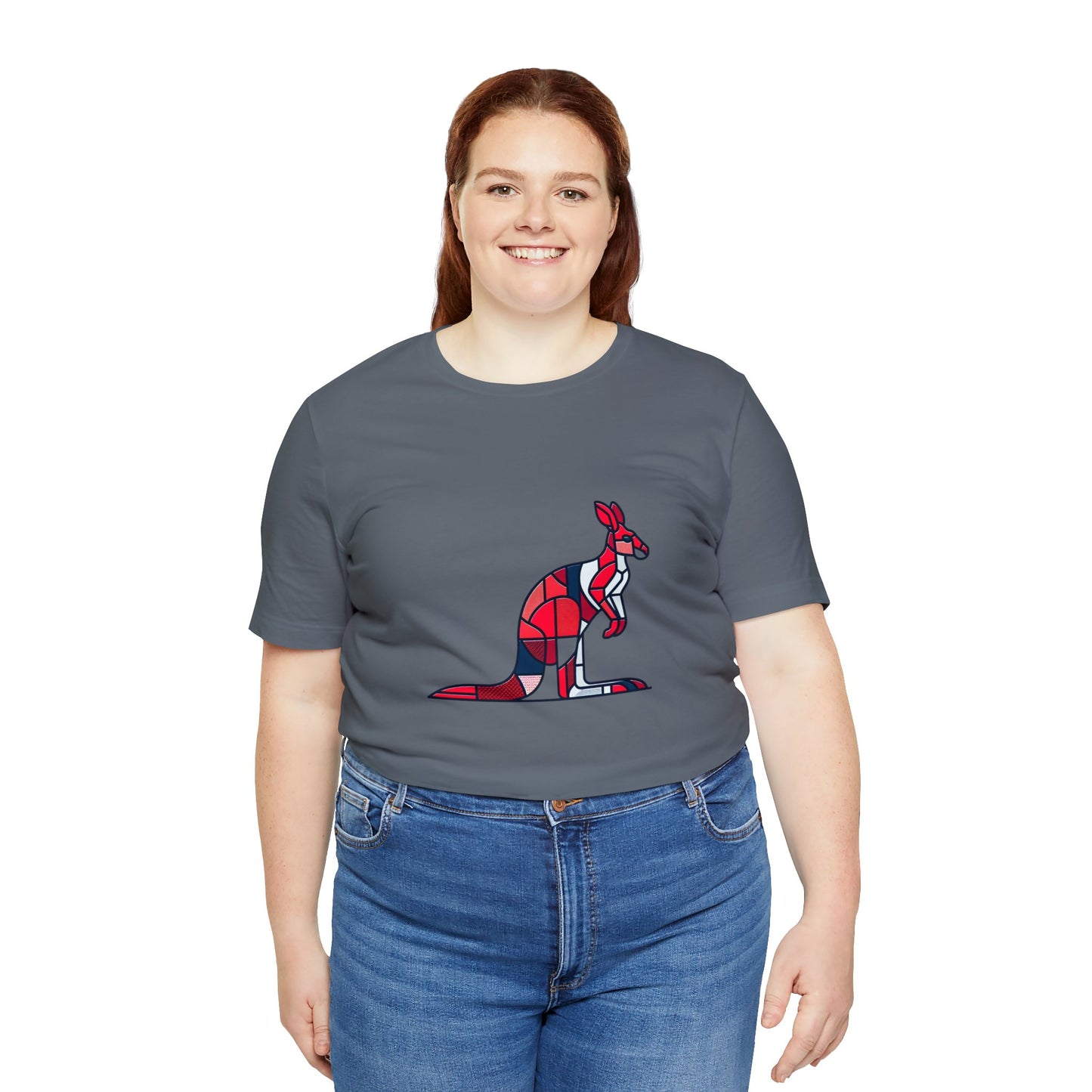 Red Kangaroo Zensweep - Snazzle Tee