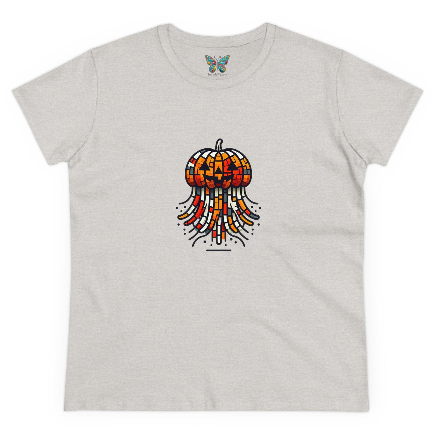 Jack-o'-Lantern Jellyfish Mirthmosphere - Women - Snazzle Tee