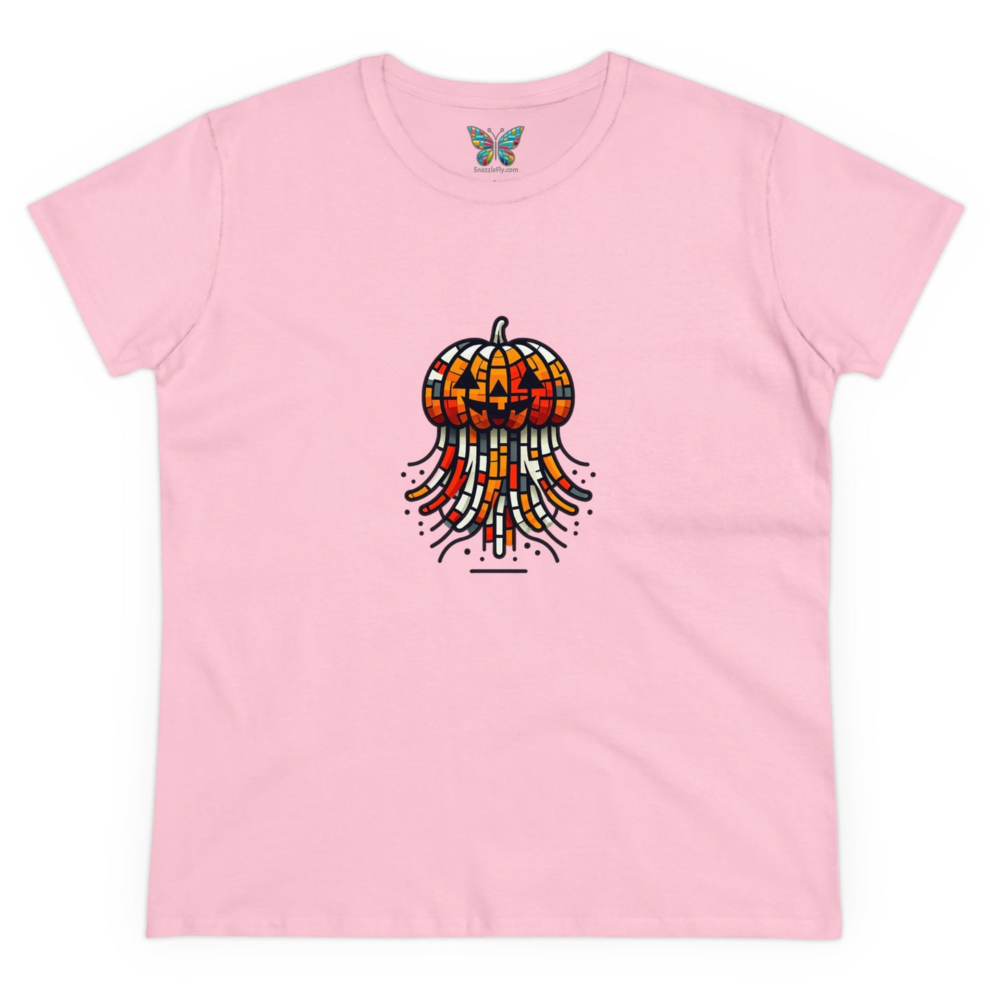 Jack-o'-Lantern Jellyfish Mirthmosphere - Women - Snazzle Tee