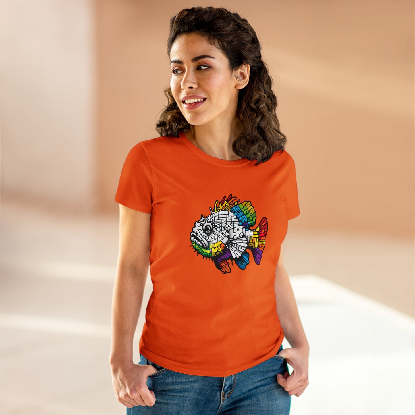 Warty Frogfish Vibraculum - Women - Snazzle Tee