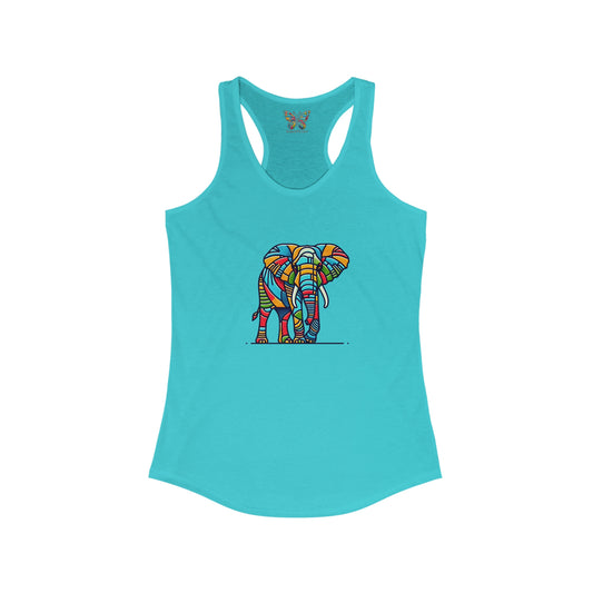 African Elephant Serenitude - Women - Snazzle Tank