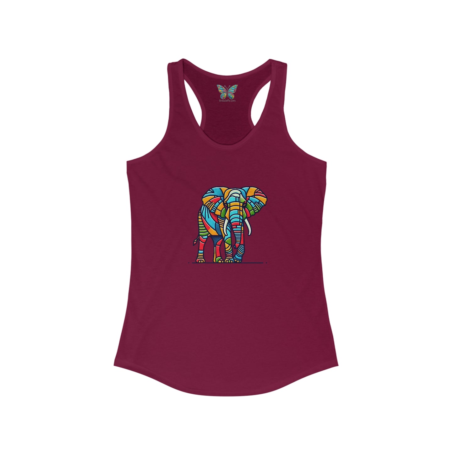 African Elephant Serenitude - Women - Snazzle Tank