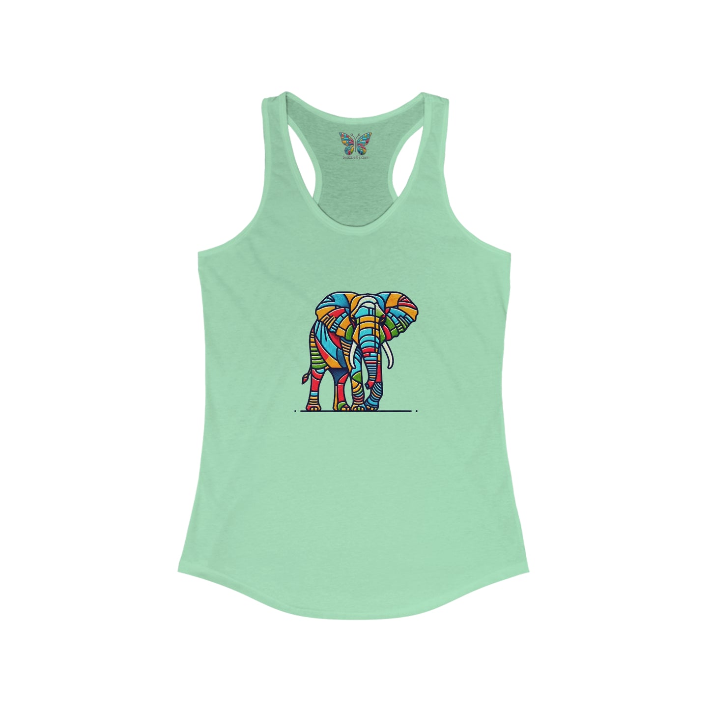 African Elephant Serenitude - Women - Snazzle Tank