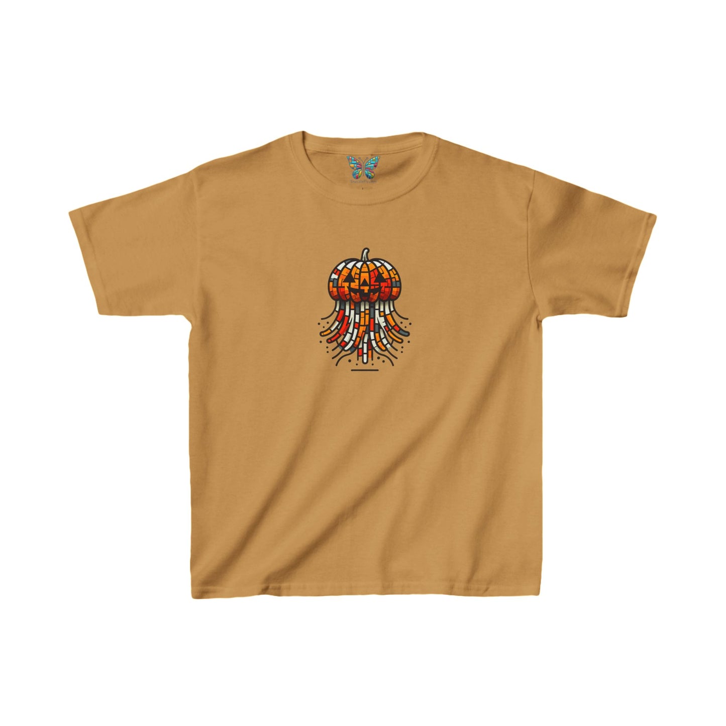 Jack-o'-Lantern Jellyfish Mirthmosphere - Youth - Snazzle Tee