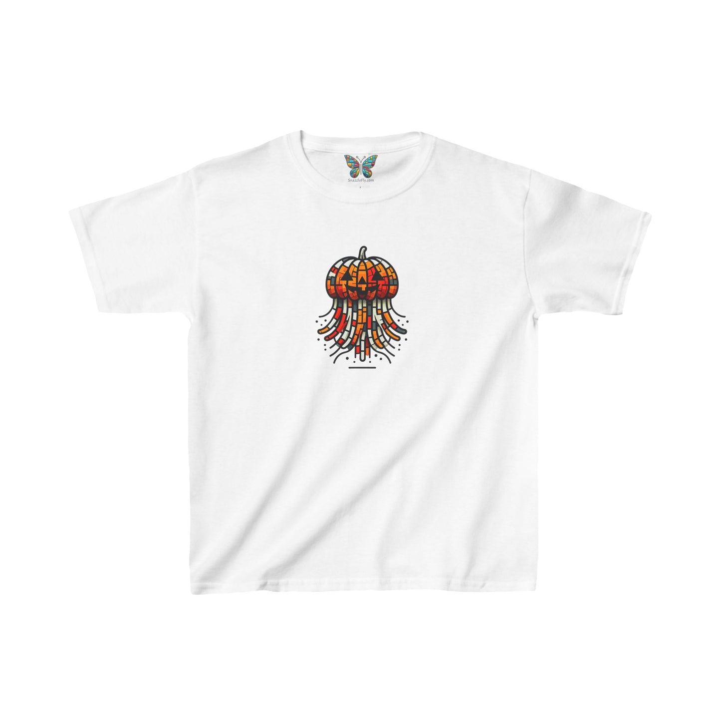 Jack-o'-Lantern Jellyfish Mirthmosphere - Youth - Snazzle Tee