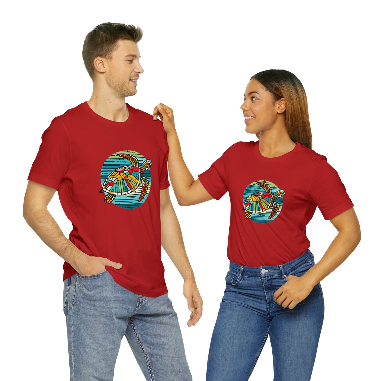 Loggerhead Sea Turtle Kaleidofeel - Snazzle Tee