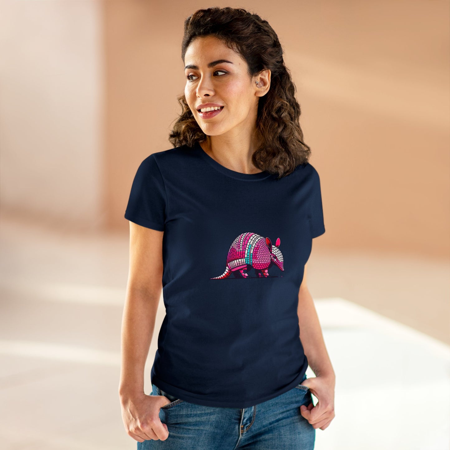 Pink Fairy Armadillo Serenivibes - Women - Snazzle Tee