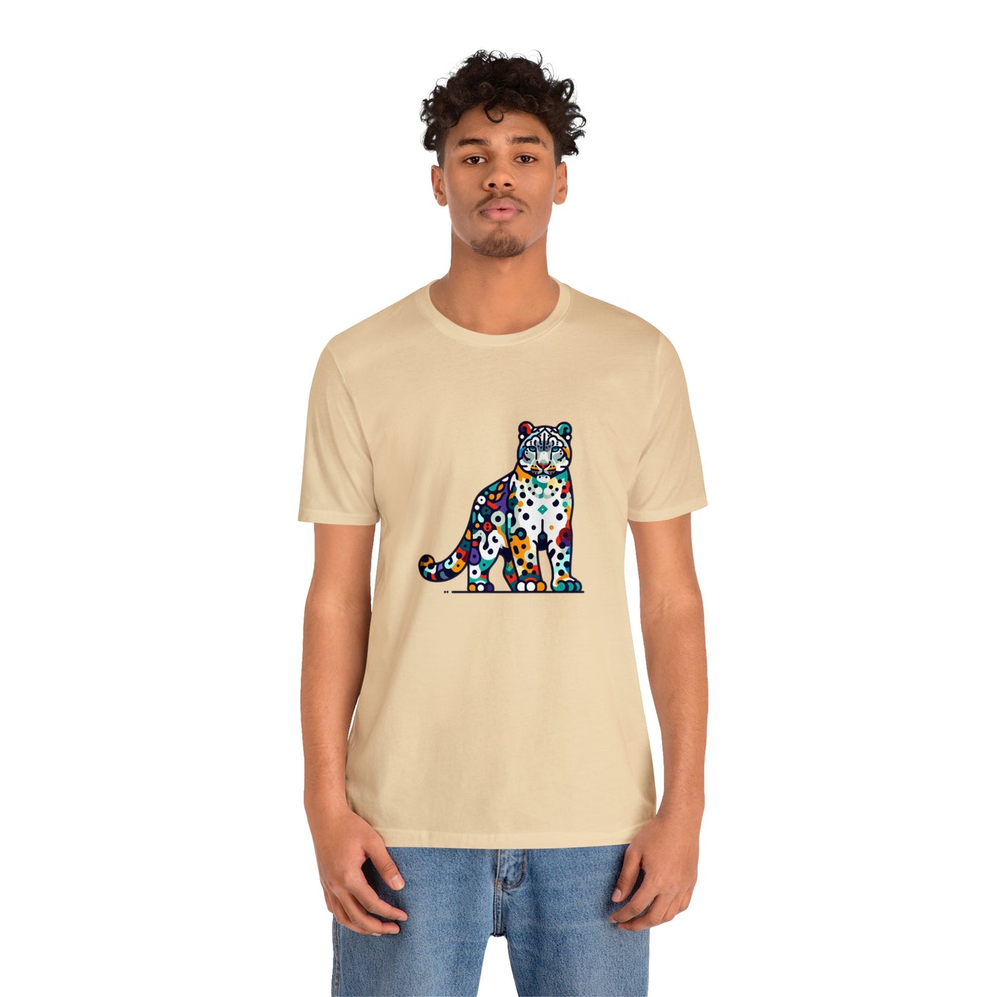 Snow Leopard Mystivibe - Snazzle Tee