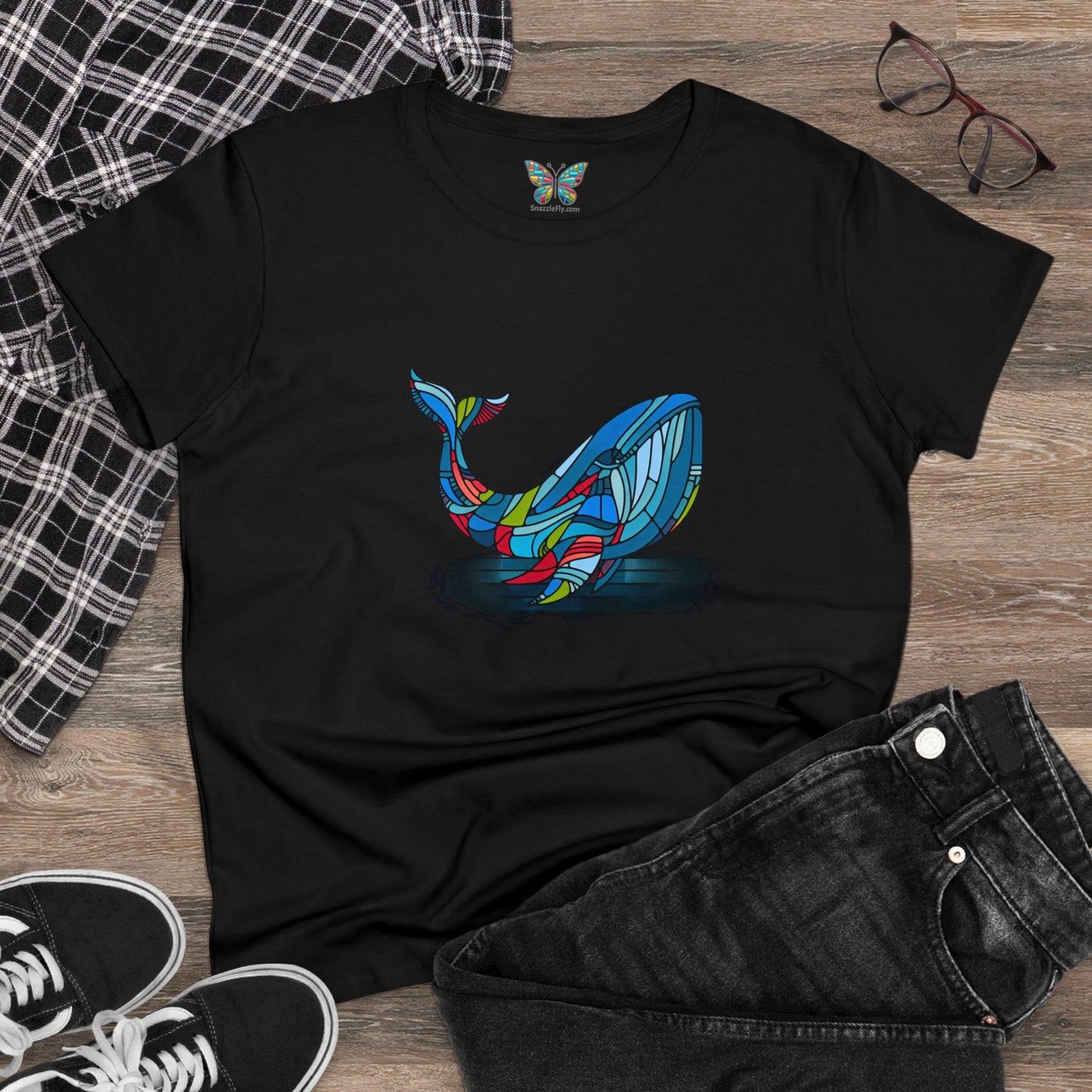 Blue Whale Plenjoyance - Women - Snazzle Tee