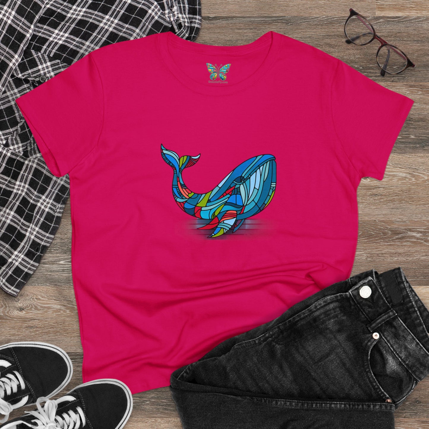 Blue Whale Plenjoyance - Women - Snazzle Tee