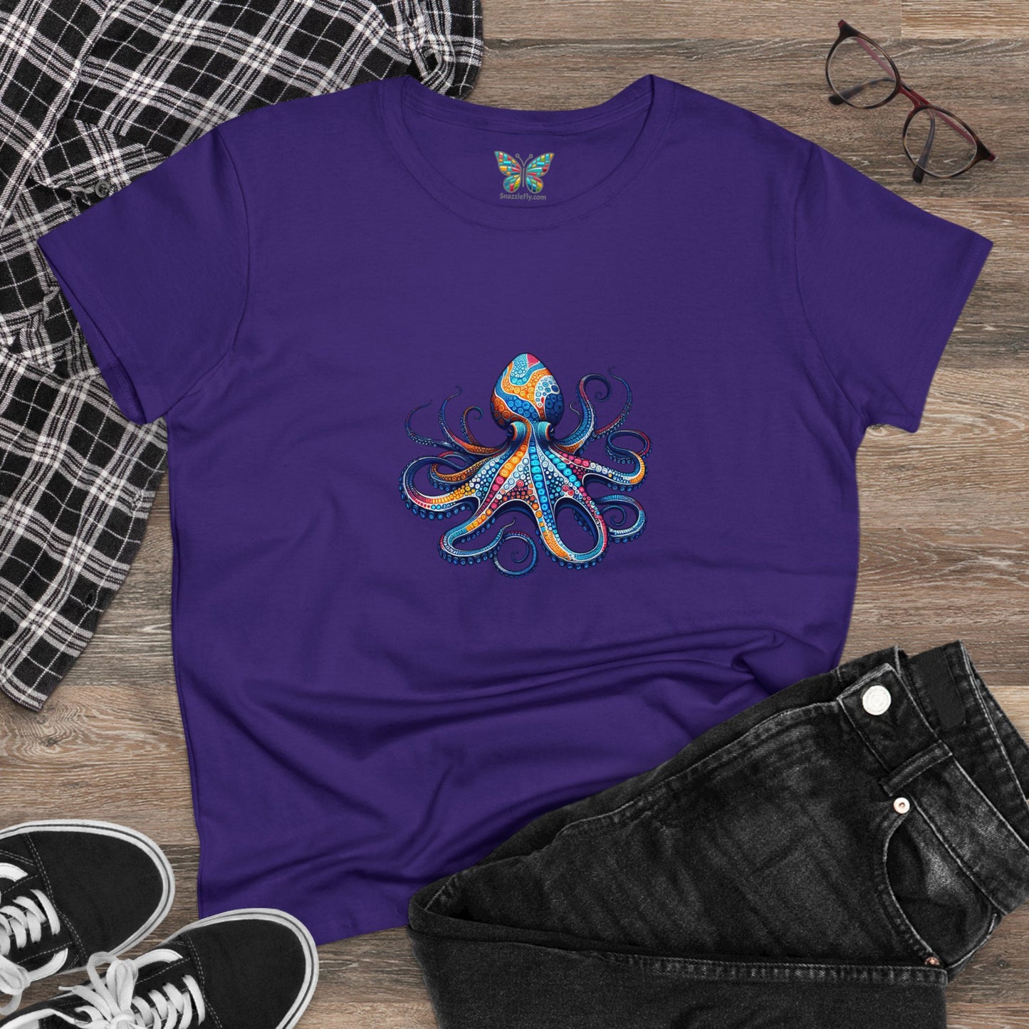 Blue-Ringed Octopus Dazzlethrum - Women - Snazzle Tee