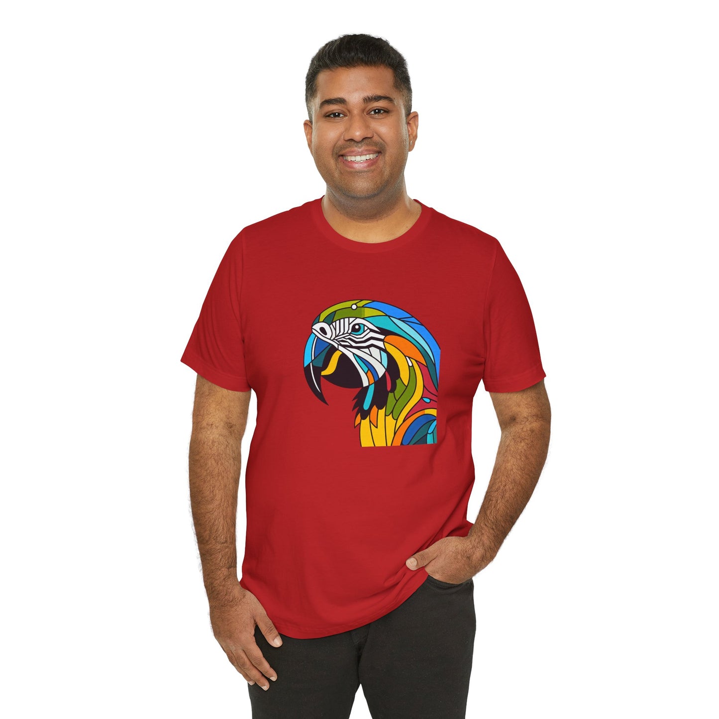 Macaw Parrot Kaleidoshimmer - Snazzle Tee