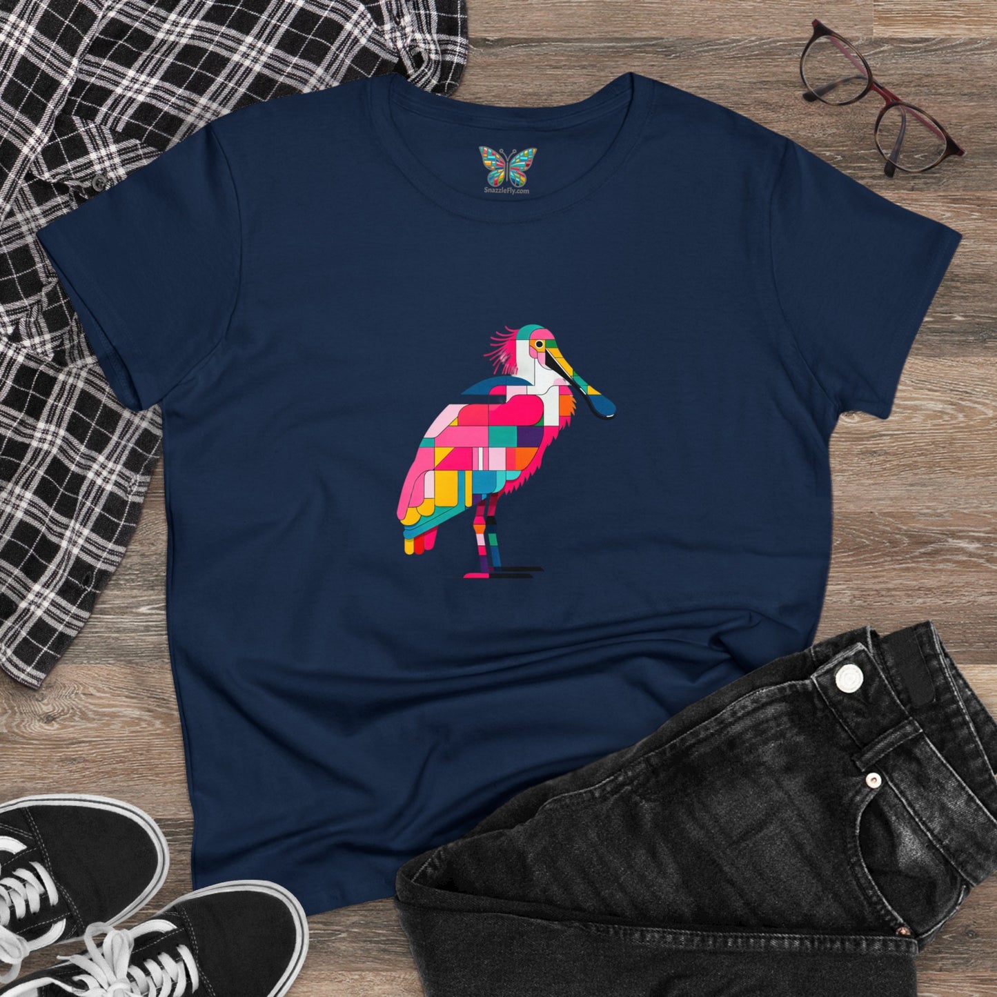 Roseate Spoonbill Jollivex - Women - Snazzle Tee