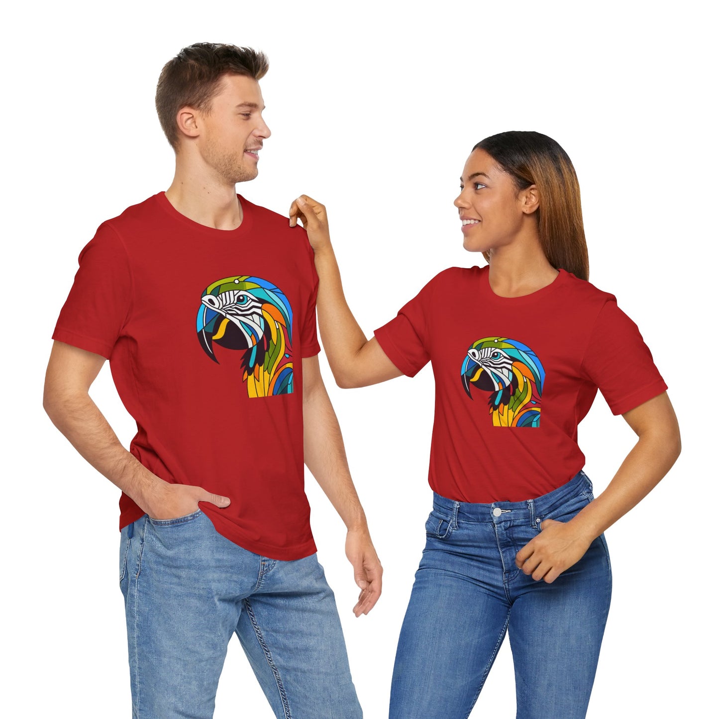 Macaw Parrot Kaleidoshimmer - Snazzle Tee