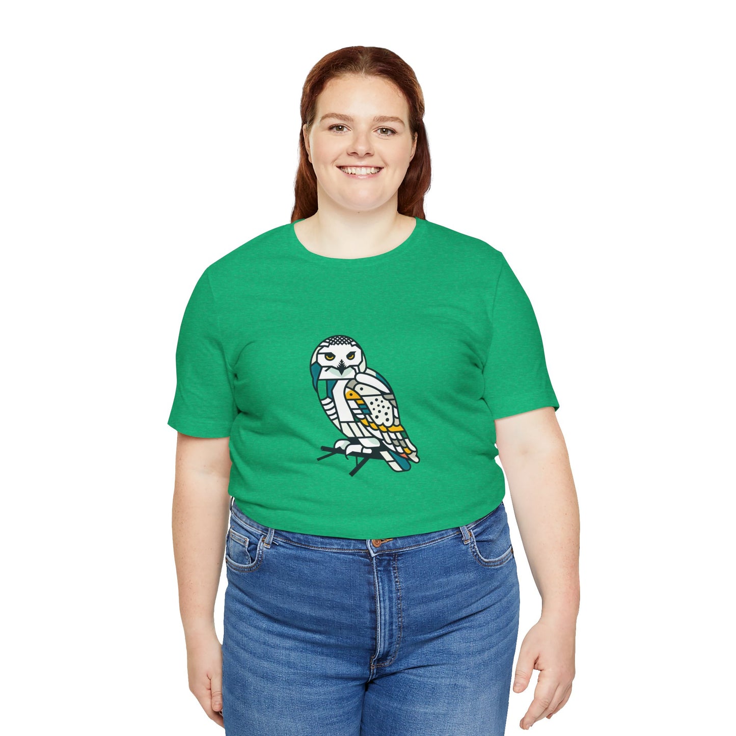 Snowy Owl Expancesthetic - Snazzle Tee