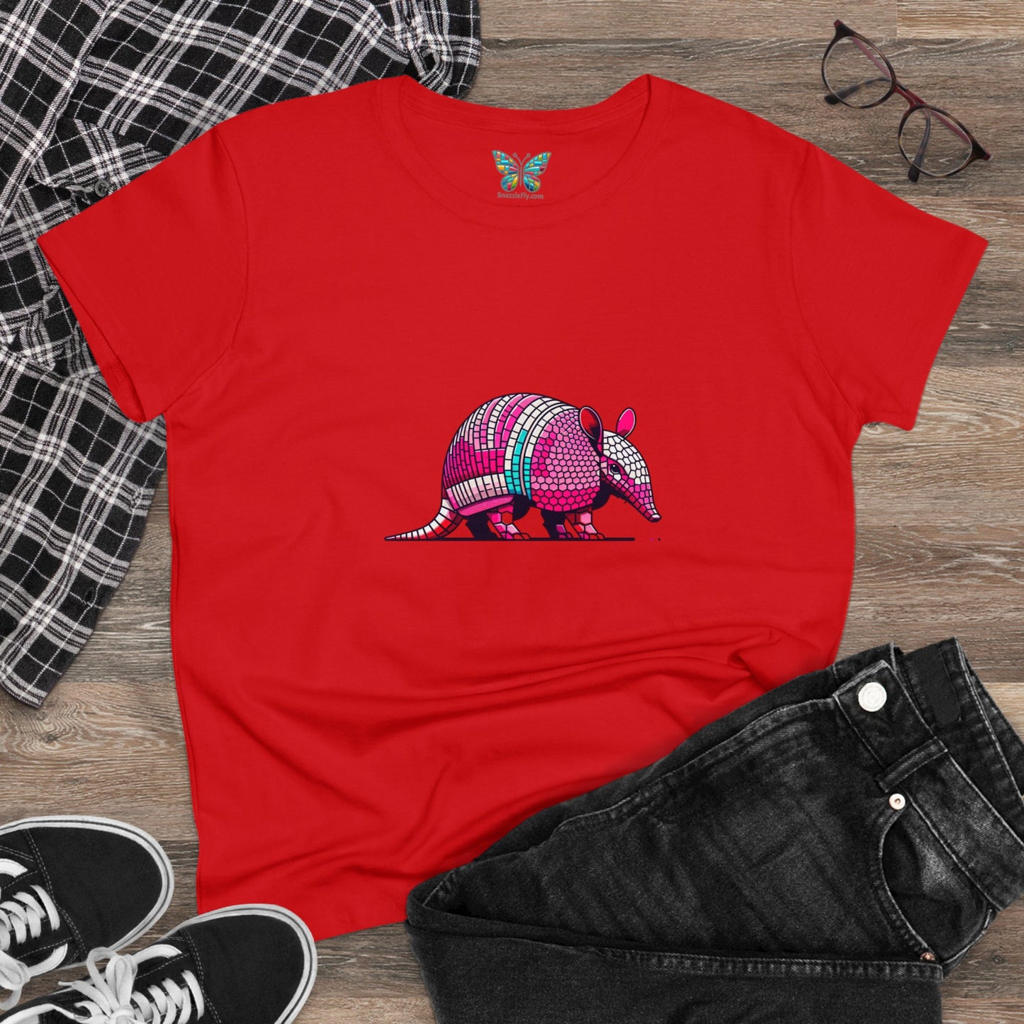 Pink Fairy Armadillo Serenivibes - Women - Snazzle Tee