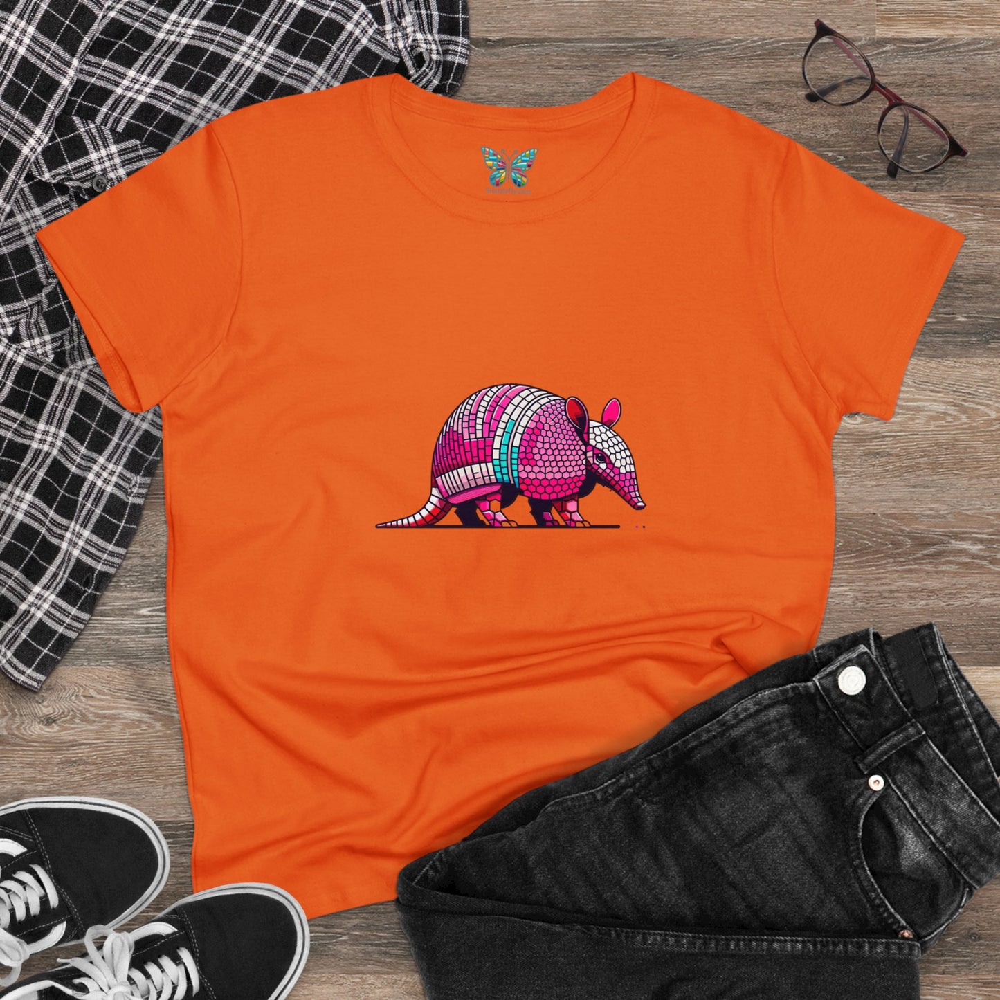 Pink Fairy Armadillo Serenivibes - Women - Snazzle Tee