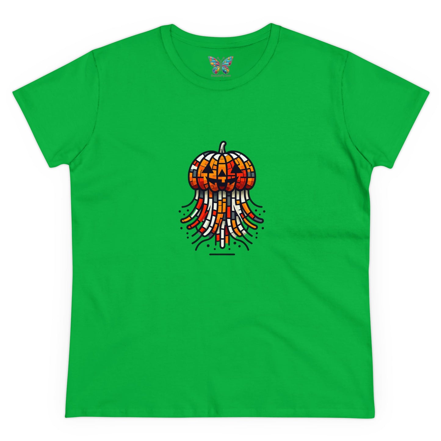 Jack-o'-Lantern Jellyfish Mirthmosphere - Women - Snazzle Tee