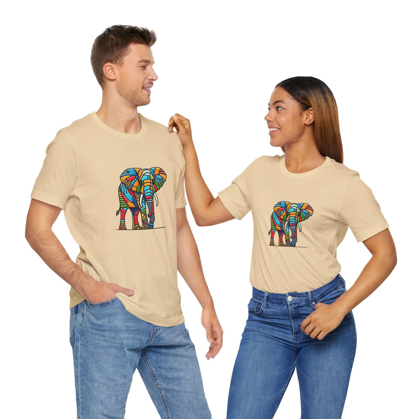 African Elephant Serenitude - Snazzle Tee