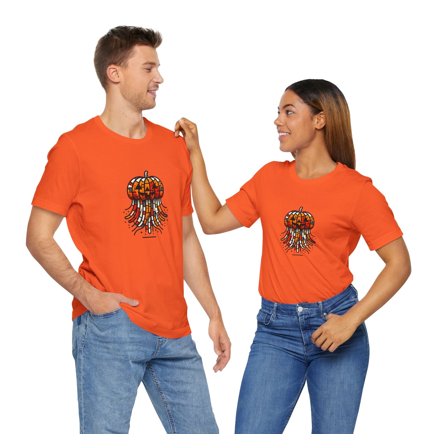 Jack-o'-Lantern Jellyfish Mirthmosphere - Snazzle Tee