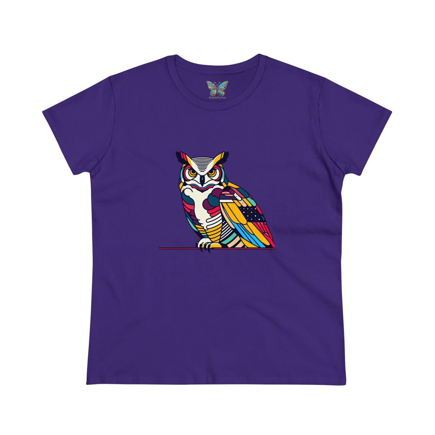 Great Horned Owl Inspyrava - Women - Snazzle Tee