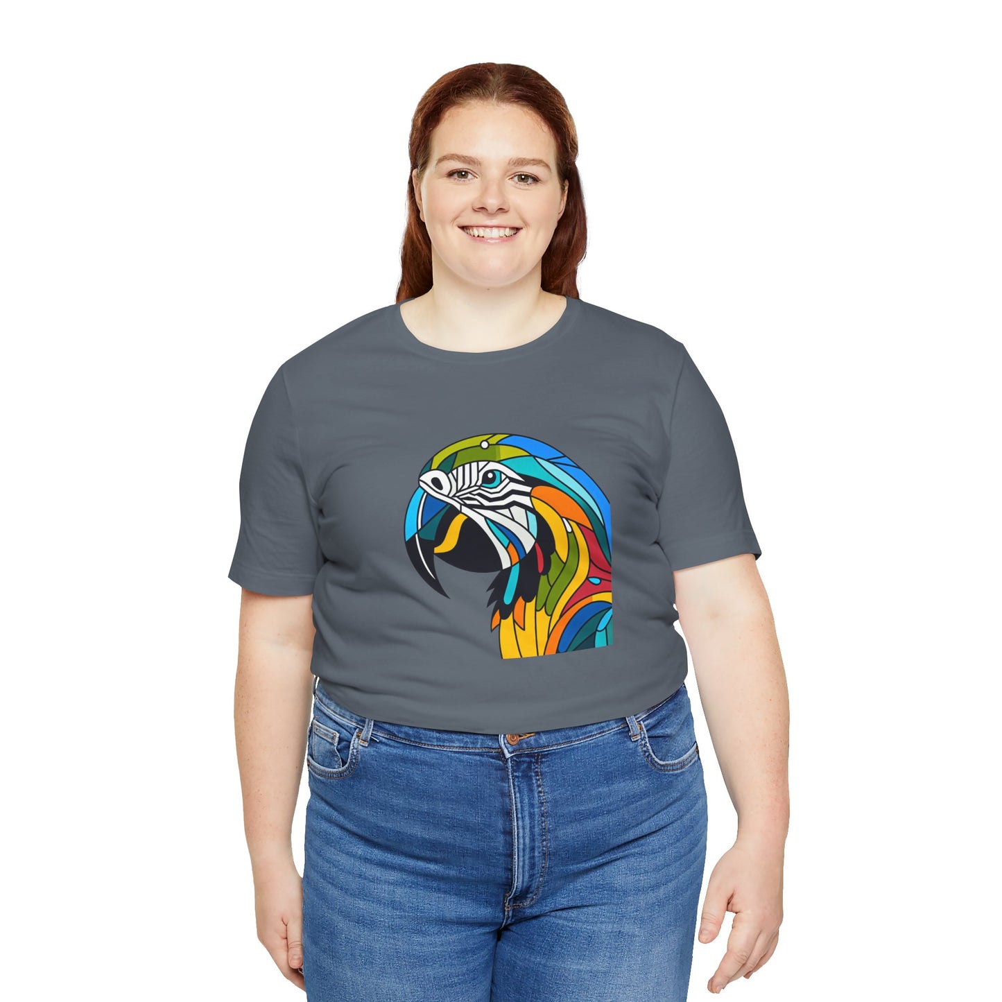 Macaw Parrot Kaleidoshimmer - Snazzle Tee