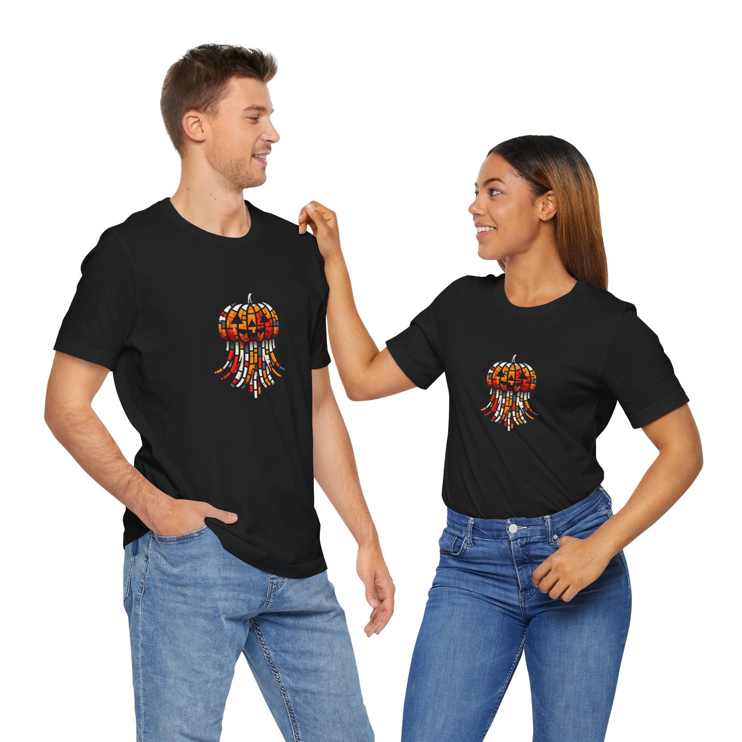 Jack-o'-Lantern Jellyfish Mirthmosphere - Snazzle Tee